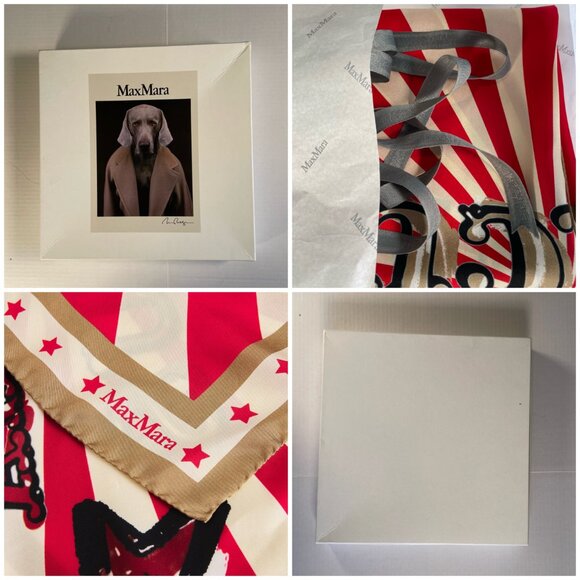 Max Mara “Circus” Silk Scarf with Box – Made in Italy - Picture 2 of 15